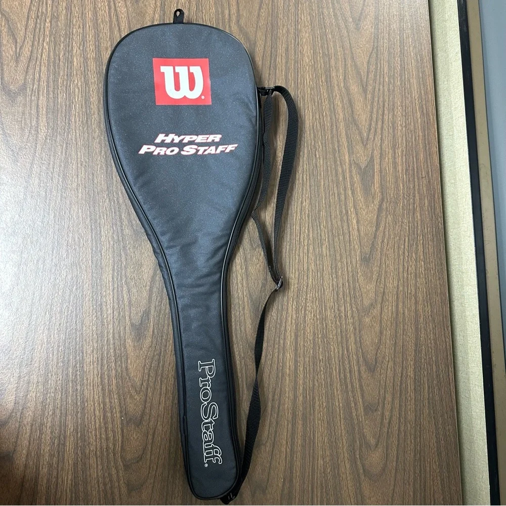 Wilson Hyper Pro Staff 165 Carbon Double Braid Squash Racquet w. case - Picture 13 of 16
